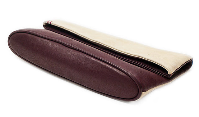 WOMEN'S AMIRA | REVERSIBLE FOLD-OVER LEATHER CLUTCH