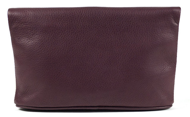 WOMEN'S AMIRA | REVERSIBLE FOLD-OVER LEATHER CLUTCH